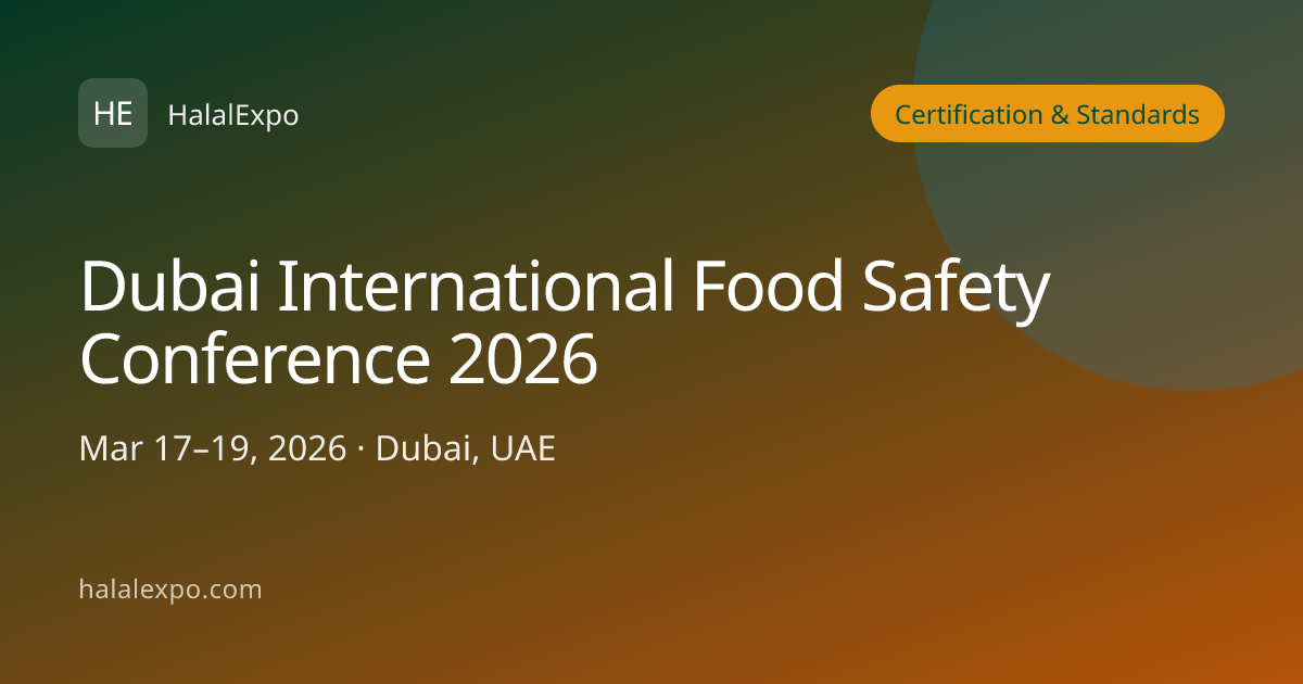 Dubai International Food Safety Conference 2026