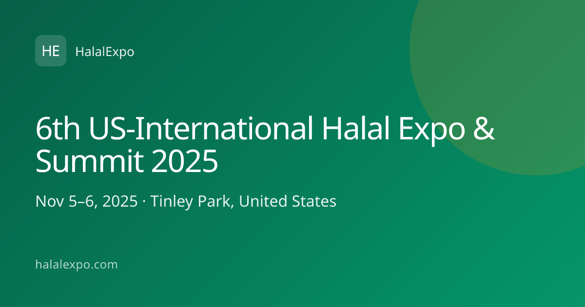 6th US-International Halal Expo & Summit 2025