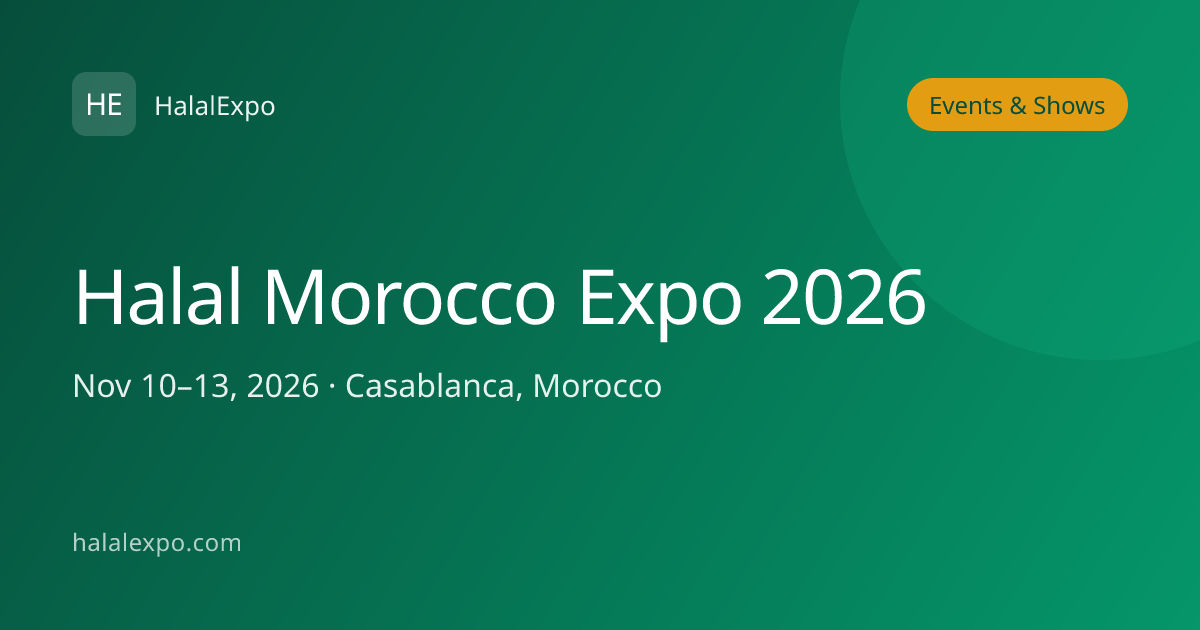 Halal Morocco Expo 2026