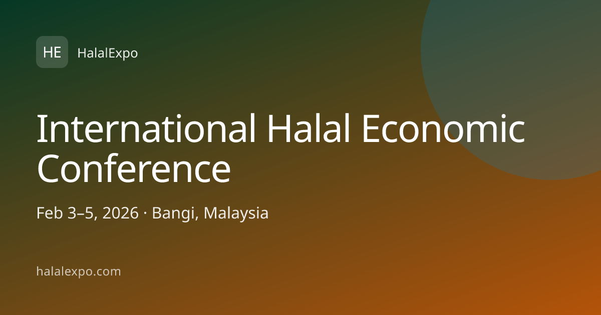 International Halal Economic Conference