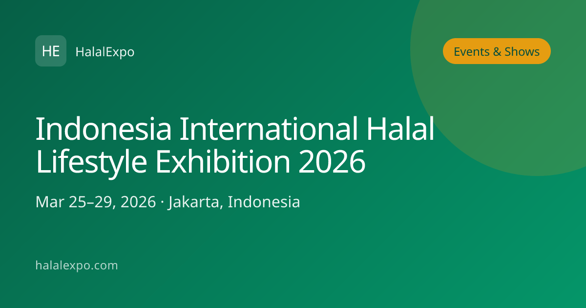 Indonesia International Halal Lifestyle Exhibition 2026