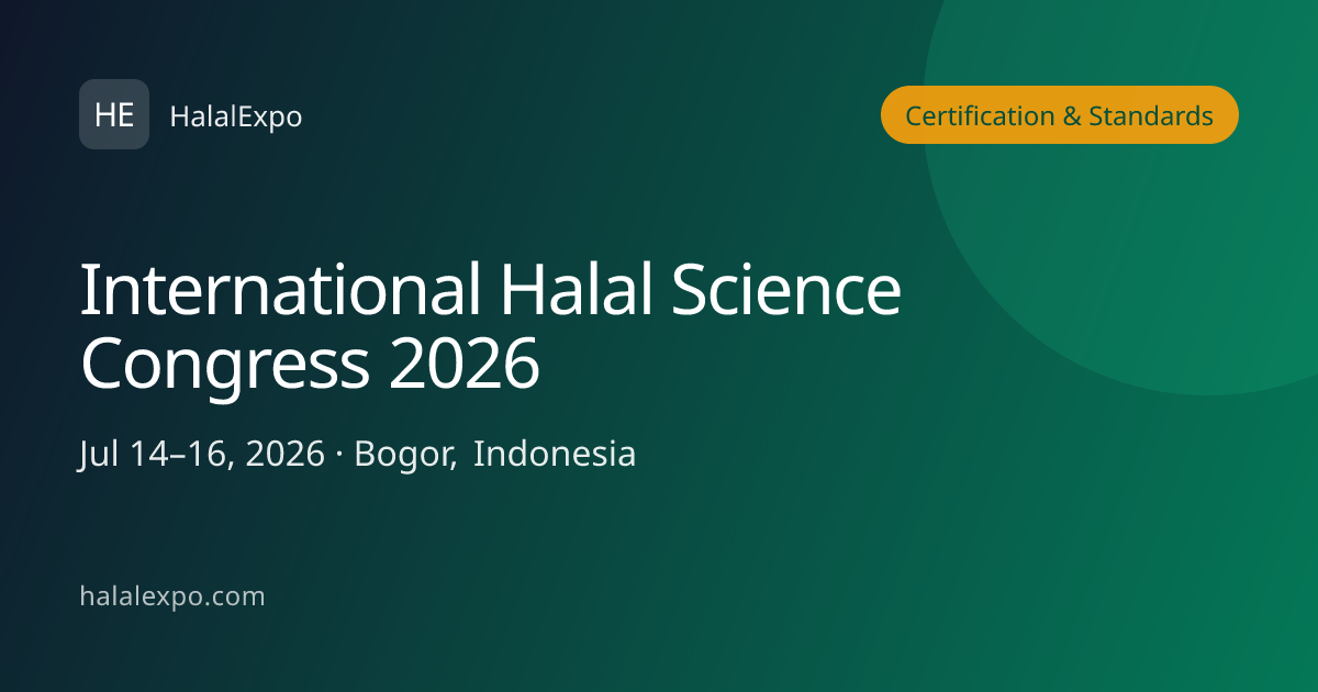 International Halal Science Congress 2026