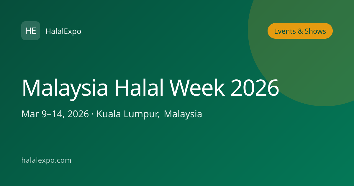 Malaysia Halal Week 2026