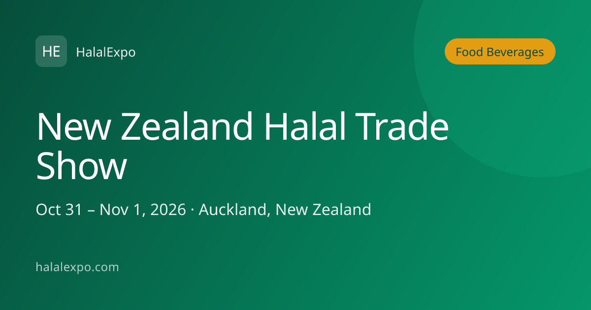 New Zealand Halal Trade Show