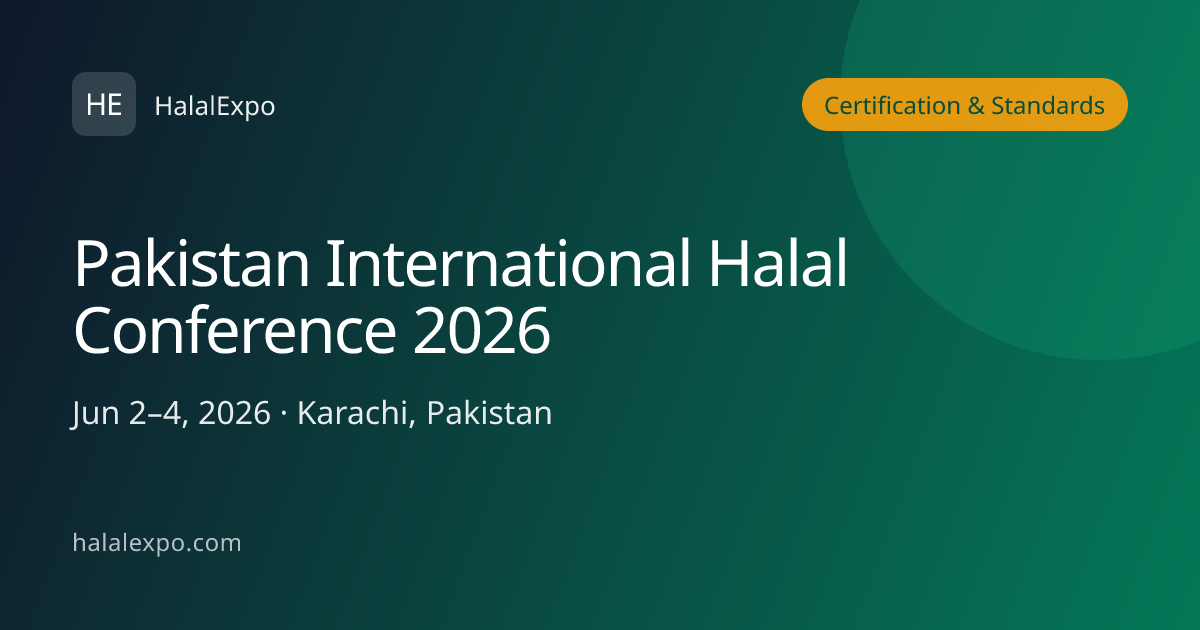 Pakistan International Halal Conference 2026