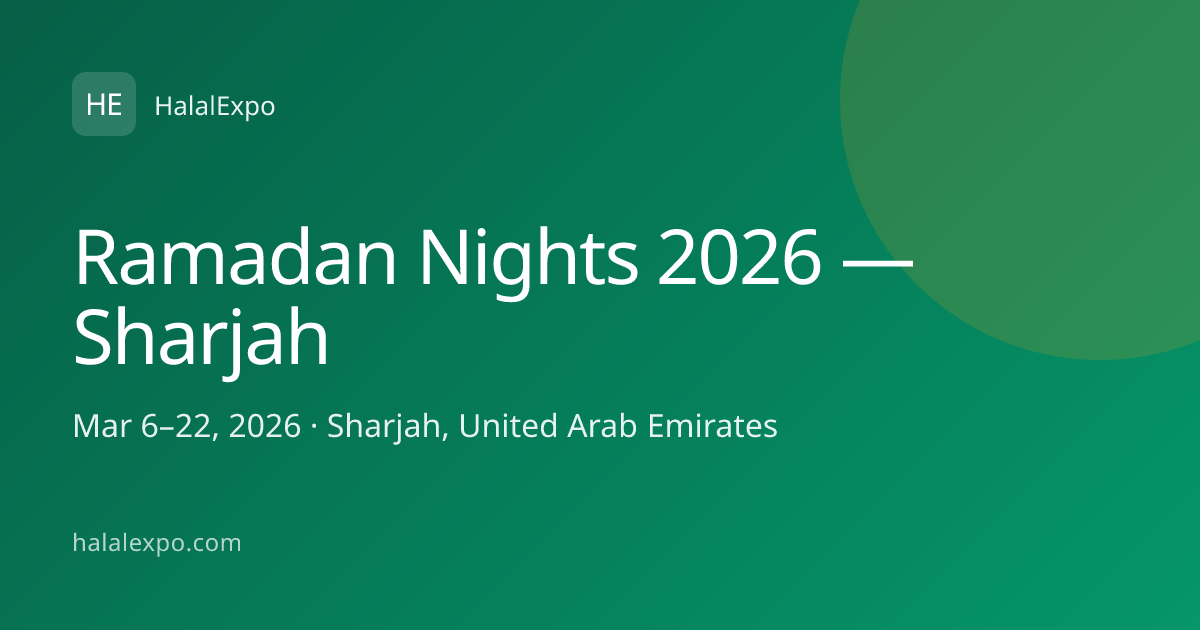 Ramadan Nights 2026 — Sharjah