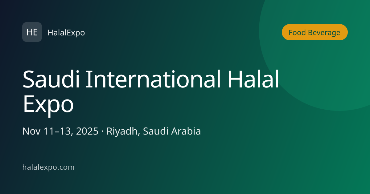Saudi International Halal Expo