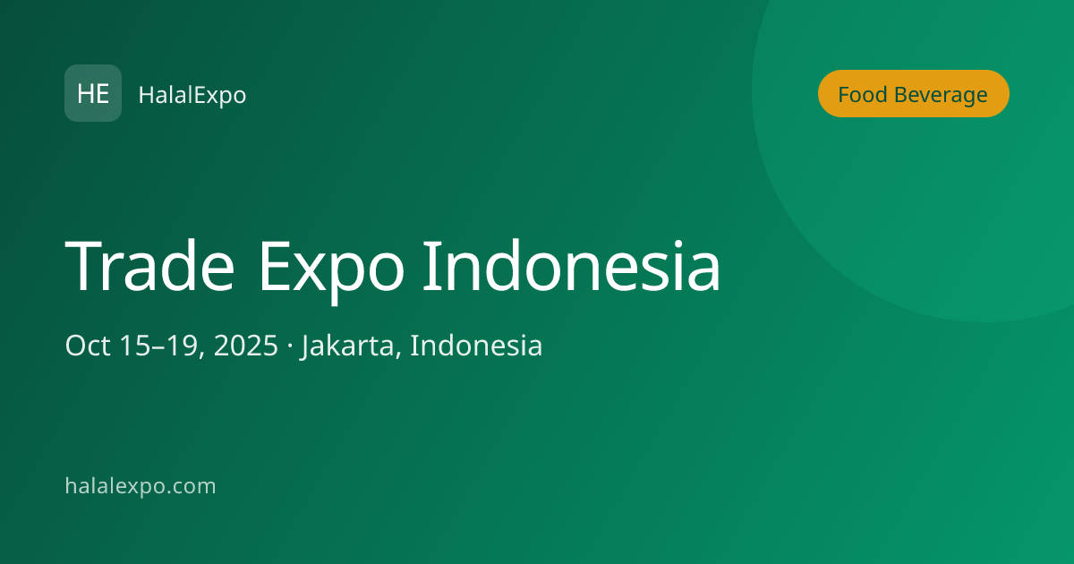 Trade Expo Indonesia